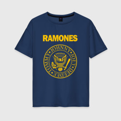 Ramones – Женская футболка хлопок Oversize с принтом купить со скидкой в -16%