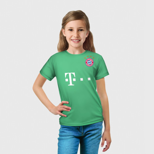 Детская футболка 3D Нойер Бавария ВР, цвет 3D печать - фото 5