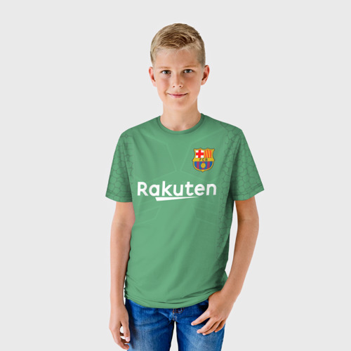 Детская футболка 3D с принтом Ter Stegen GK, фото на моделе #1