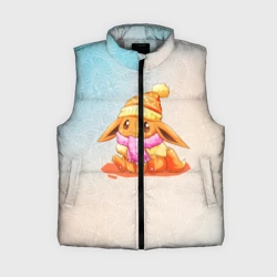 Женский жилет утепленный 3D Покемон Иви