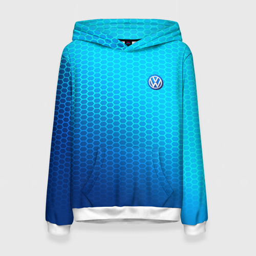 Женская толстовка 3D Volkswagen carbon uniform 2018, цвет 3D печать