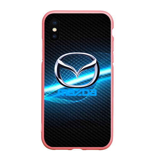 Чехол для iPhone XS Max матовый Mazda machine motor XXI, цвет баблгам