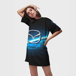 Платье-футболка 3D Mazda machine motor XXI - фото 2