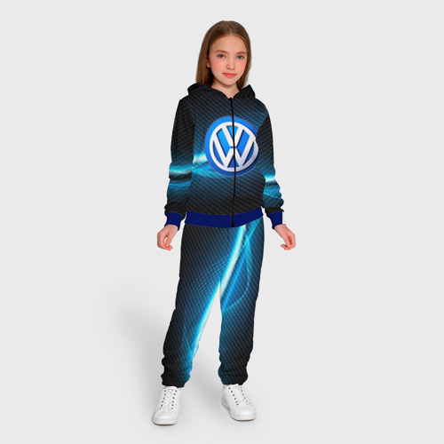 Детский костюм 3D Volkswagen machine motor XXI, цвет синий - фото 5