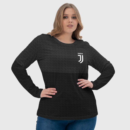 Женский лонгслив 3D Juventus Ювентус, цвет 3D печать - фото 6