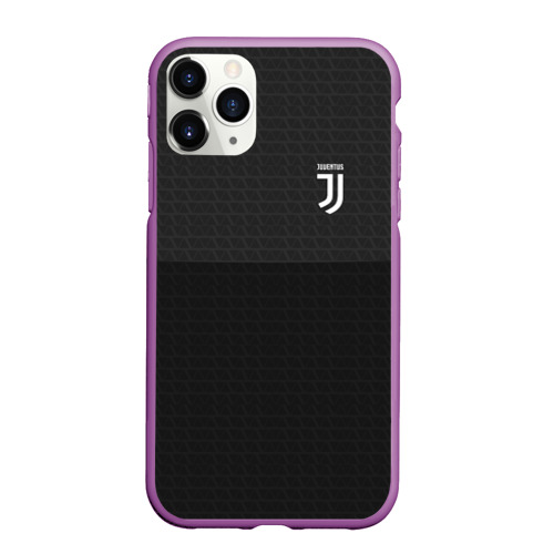 Чехол для iPhone 11 Pro Max матовый Juventus Ювентус, цвет фиолетовый