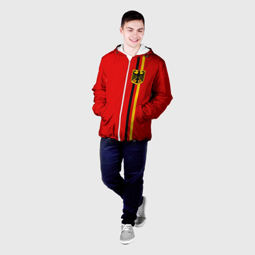 Мужская куртка 3D Германия, лента с гербом, цвет 3D печать - фото 3