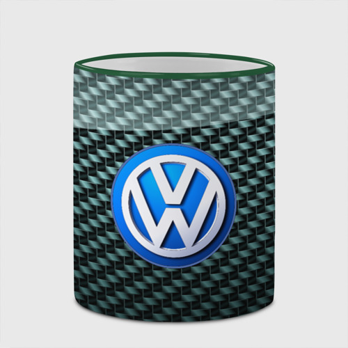 Кружка с полной запечаткой Volkswagen SPORT, цвет Кант зеленый - фото 4