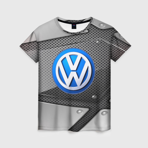 Женская футболка 3D Volkswagen metalic 2018, цвет 3D печать