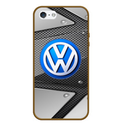 Чехол для iPhone 5/5S матовый Volkswagen metalic 2018