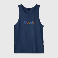 Мужская майка хлопок Google