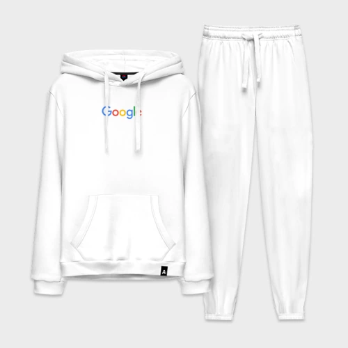 Мужской костюм хлопок с толстовкой Google