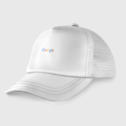 Детская кепка тракер Google, цвет белый