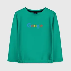 Детский лонгслив хлопок Google