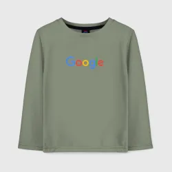 Детский лонгслив хлопок Google