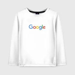 Детский лонгслив хлопок Google