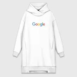 Платье-худи хлопок Google