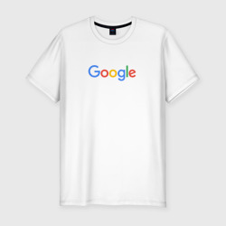 Приталенная футболка Google (Мужская)
