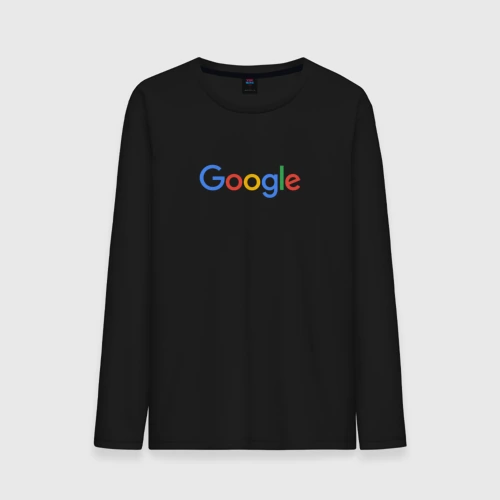 Мужской лонгслив хлопок Google