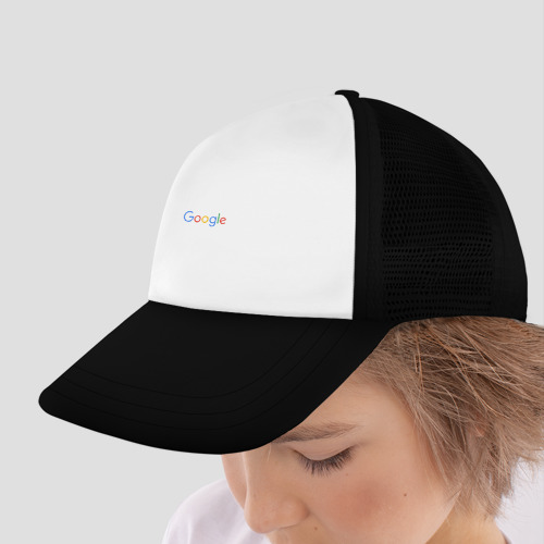 Детская кепка тракер Google, цвет черный - фото 4