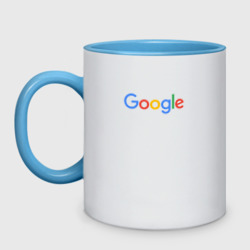 Кружка двухцветная Google