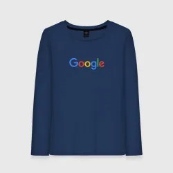 Женский лонгслив хлопок Google