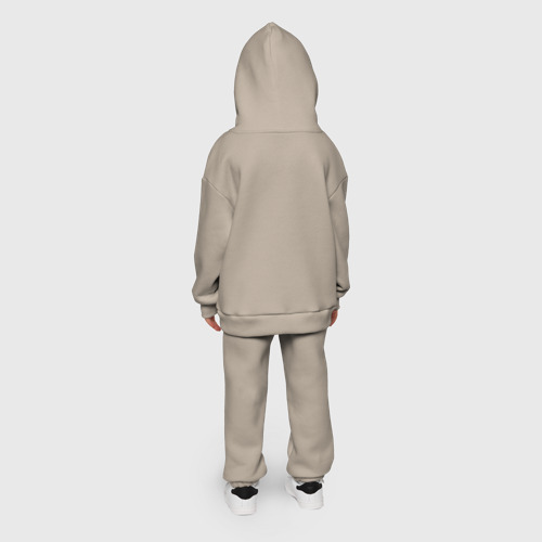 Детский костюм хлопок Oversize PHP for true coders, цвет миндальный - фото 10