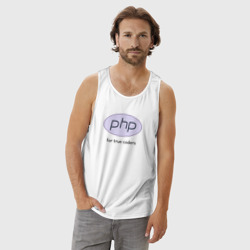 Мужская майка хлопок PHP for true coders - фото 2