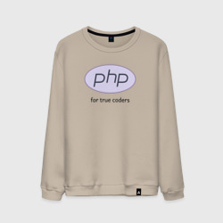 Мужской свитшот хлопок PHP for true coders