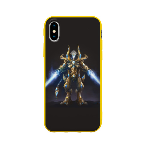 Чехол для Apple iPhone X силиконовый матовый Protoss Фото 01 Чехол для Apple iPhone X силиконовый матовый Protoss Фото 01