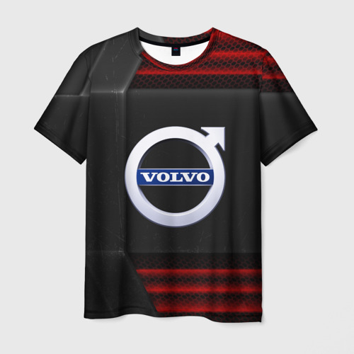 Мужская футболка 3D Volvo Auto sport