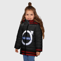 Зимняя куртка для девочек 3D Volvo Auto sport - фото 2