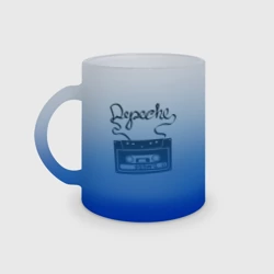 Кружка матовая стеклянная Depeche Mode