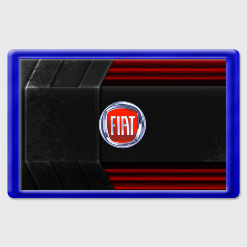 Магнит 45*70 Fiat Auto sport, цвет синий
