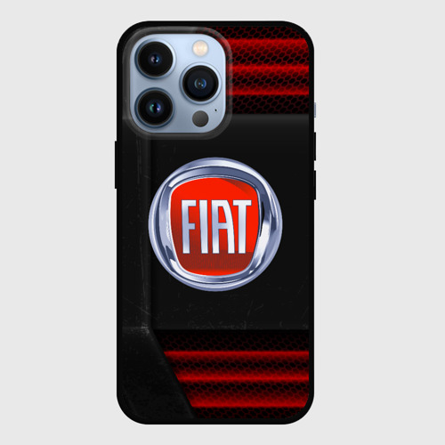 Чехол для iPhone 13 Pro Fiat Auto sport, цвет черный