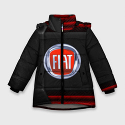 Зимняя куртка для девочек 3D Fiat Auto sport