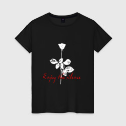 Женская футболка хлопок Depeche Mode - enjoy the silence