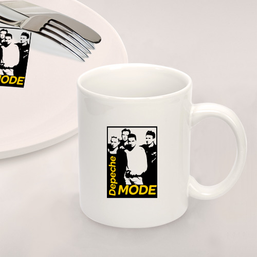 Набор: тарелка + кружка Группа Depeche Mode - фото 2