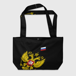 Пляжная сумка 3D Флаг и Герб России