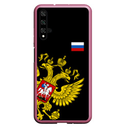 Чехол для Honor 20 Флаг и Герб России