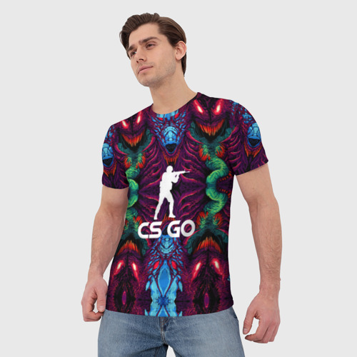 Мужская футболка 3D CS GO hyper beast collection, цвет 3D печать - фото 3