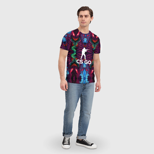 Мужская футболка 3D CS GO hyper beast collection, цвет 3D печать - фото 5