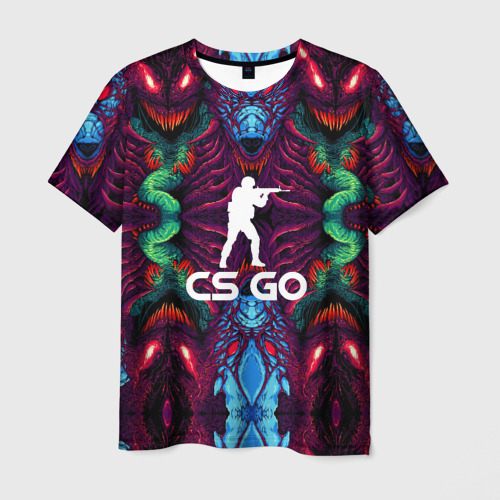 Мужская футболка 3D CS GO hyper beast collection, цвет 3D печать