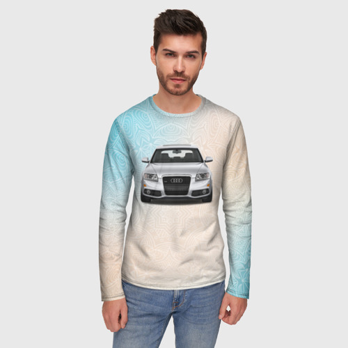 Мужской лонгслив 3D Audi rs4, цвет 3D печать - фото 3