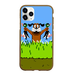 Чехол для iPhone 11 Pro Max матовый Duck Hunt