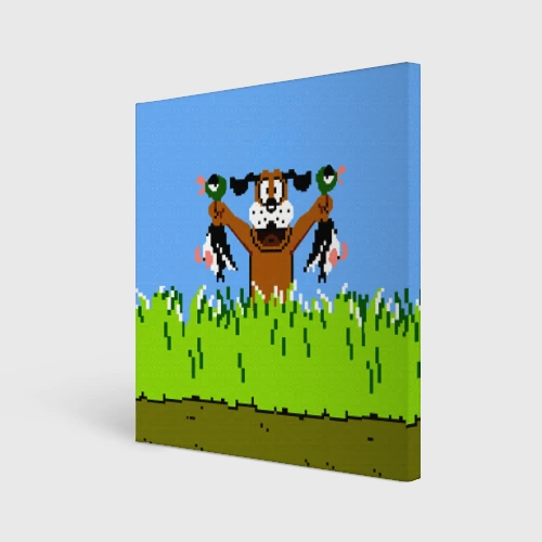 Холст квадратный Duck Hunt