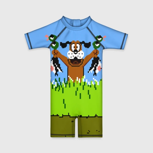 Детский купальный костюм 3D Duck Hunt