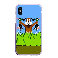 Чехол для iPhone XS Max матовый Duck Hunt