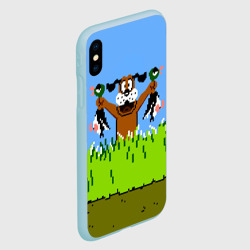 Чехол для iPhone XS Max матовый Duck Hunt - фото 2