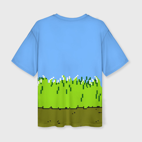 Женская футболка oversize 3D Duck Hunt, цвет 3D печать - фото 2